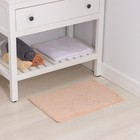 Коврик для дома Доляна «Букли длинные», 40×60 см, бежевый - Фото 8