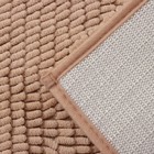 Коврик для дома Доляна «Букли длинные», 40×60 см, бежевый - Фото 5