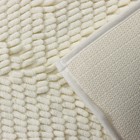 Коврик для дома Доляна «Букли длинные», 40×60 см, длина букли 2 см, молочный - Фото 5