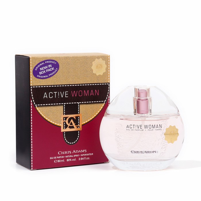 

Парфюмерная вода женская Chris Adams Active Woman, 80 мл