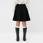 Юбка детская KAFTAN, размер 36 (134-140 см), чёрная - фото 22814392