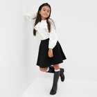 Юбка детская KAFTAN, размер 36 (134-140 см), чёрная - фото 22814393