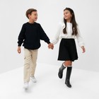 Юбка детская KAFTAN, размер 36 (134-140 см), чёрная - фото 22814395