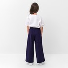 Брюки детские KAFTAN, размер 34 (122-128 см), синие - Фото 4