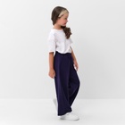 Брюки для девочки KAFTAN, синие, размер 34 (122-128 см) - Фото 5