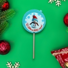 Леденец новогодний «НГ шарик с снеговиком», 30 г - Фото 1