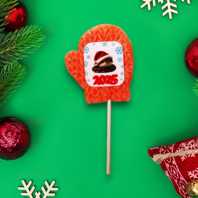 Леденец новогодний с печатью "Змея 2025", 30г