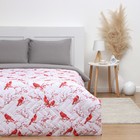 Покрывало LoveLife евро макси Red cardinal 240*210±5см, микрофайбер, 100% п/э 9629515 - фото 9892786