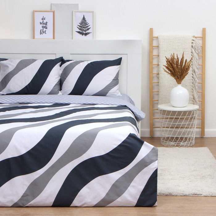 Постельное бельё 2-спальное LoveLife «Полосы», сатин