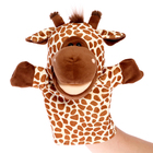 Мягкая игрушка на руку «Жираф», 26 см - фото 4642631