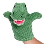 Мягкая игрушка на руку «Динозавр», 26 см, цвет зелёный - Фото 1