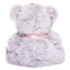 Мягкая игрушка «Мишка с бантиком», цвет светло-серый, 14 см - фото 4666740