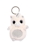 Детский брелок «Единорожка», мягкий, 12 см, цвет серебряный - Фото 2