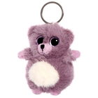 Детский брелок «Мишка», мягкий, цвет сиреневый, 11 см - Фото 2