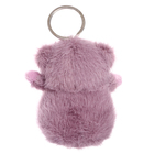 Детский брелок «Мишка», мягкий, цвет сиреневый, 11 см - Фото 3