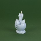 Свеча интерьерная фигурная «Дракон», серая, без аромата - Фото 3