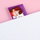 Линейка-закладка пластиковая 20 см, "Английский Алфавит" Гравити Фолз, гибкая - фото 24480835