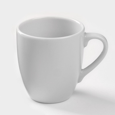 Кружка Добрушский завод «Бельё», 200 мл, фарфор, белая