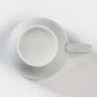 Кружка Добрушский завод «Бельё», 200 мл, фарфор, белая - Фото 6