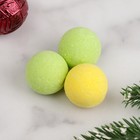 Набор бомбочек для ванны "С Новым годом!" 6 шт по 20 г, аромат яблоко и банан - фото 25381039