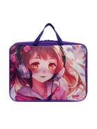 Папка для труда, А4, текстильная, 35×27×7 см «Аниме музыка» - Фото 2