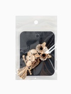 Брошь «Сова», белая в золоте - Фото 6