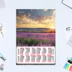 Календарь листовой "Цветы - 1" 2024 год, 30х42 см, А3 - фото 11053657