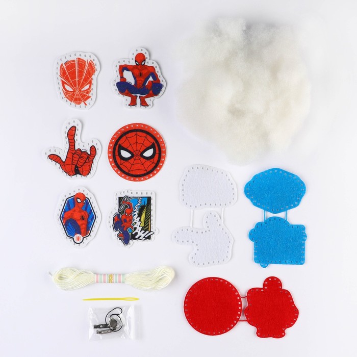 Набор для шитья из фетра с перфорацией "Человек-паук"