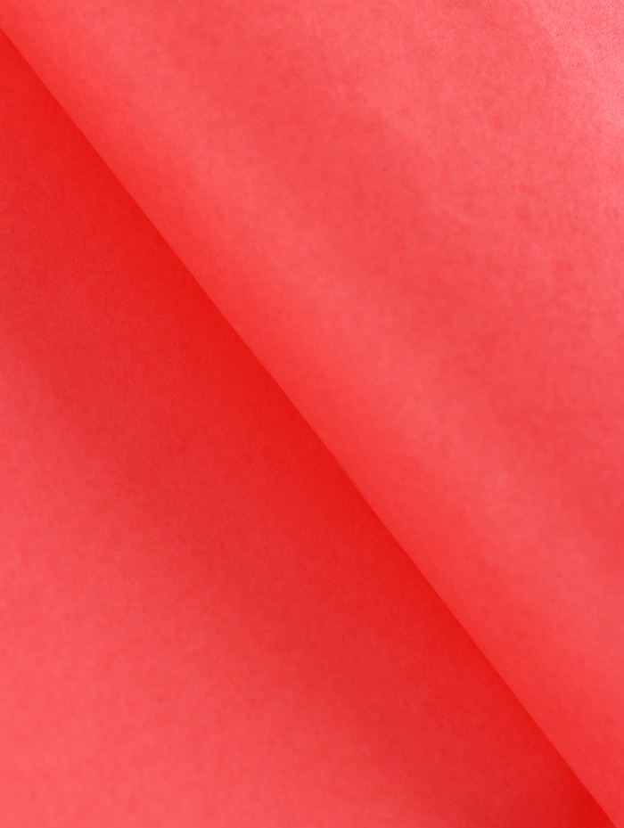 Бумага упаковочная тишью, светло - красная, 50×66 см - Фото 1