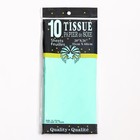 Бумага упаковочная тишью, аквамариновый, 50×66 см - Фото 3