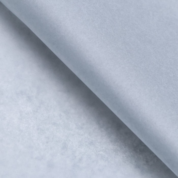 Бумага упаковочная тишью, серая, 50×66 см - Фото 1