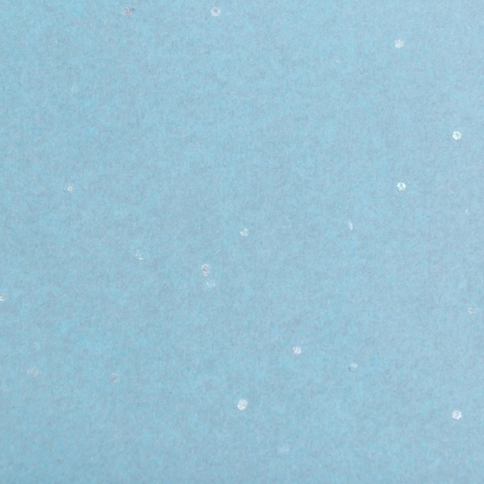 Бумага упаковочная тишью, "Конфетти", голубая, 50 х 66 см
