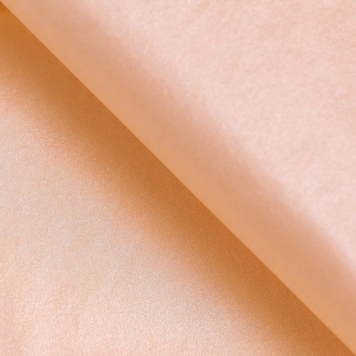 Бумага упаковочная тишью, "Жемчужная", персиковая, 50 х 70 см - Фото 1