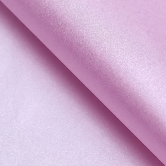 Бумага упаковочная тишью, «Жемчужная», сиреневая, 50×70 см - Фото 1