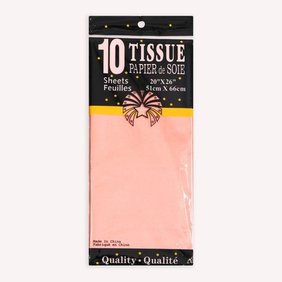 Бумага упаковочная тишью, «Жемчужная», пудровая, 50×70 см