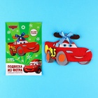 Ёлочная игрушка из фетра своими руками на новый год «Тачки», набор для творчества - Фото 6