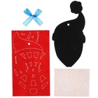 Ёлочная игрушка из фетра своими руками на новый год «Человек-паук», набор для творчества - Фото 4