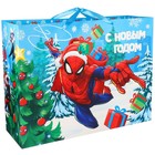 Новый год. Пакет подарочный, 61х46х20 см, упаковка, Человек-паук - фото 11025110