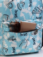 Рюкзак Буквы, 30*13*42, отд на молнии, 3 н/кармана, голубой - фото 809277465 Рюкзак Буквы, 30*13*42, отд на молнии, 3 н/кармана, голубой - фото 809277465