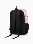 Рюкзак школьный на молнии, с карманами, с рисунками, размер 30×13×42 см, серый/розовый - Фото 9