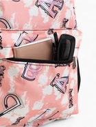 Рюкзак школьный на молнии, с карманами, с рисунками, размер 30×13×42 см, серый/розовый - Фото 12