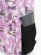 Рюкзак школьный на молнии, с карманами, с принтом, размер 30×13×42 см, фиолетовый - Фото 9