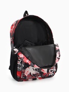 Рюкзак школьный на молнии, с карманами, с принтом, размер 30×13×42 см, красный/серый - Фото 11