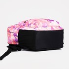 Рюкзак на молнии, 3 наружных кармана, цвет розовый - Фото 3