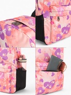 Рюкзак школьный на молнии, с карманами, с рисунком, размер 30×13×42 см, розовый/сиреневый - Фото 6