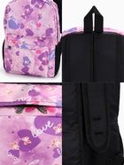 Рюкзак школьный на молнии, с карманами, с рисунком, размер 30×13×42 см, сиреневый/фиолетовый - Фото 9