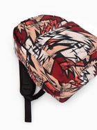 Рюкзак школьный, на молнии, три наружных кармана, с принтом, 30×13×42 см, разноцветный - Фото 4