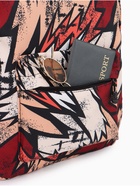 Рюкзак школьный, на молнии, три наружных кармана, с принтом, 30×13×42 см, разноцветный - Фото 7