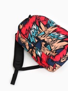 Рюкзак школьный на молнии, с карманами, с принтом, размер 30×13×42 см, красный - Фото 8