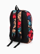 Рюкзак школьный на молнии, с карманами, с принтом, размер 30×13×42 см, красный - Фото 9